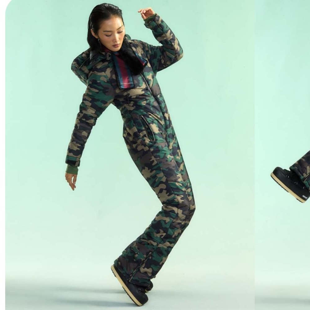 Camo Skii Jumpsuit